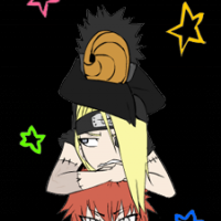 tobi, deidara, sasori